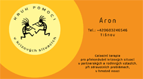 Vizitky pro poradnu 'Kruh pomoci'