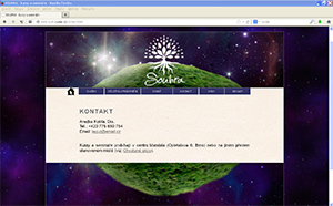 Webdesign a kdovn www strnek pro Souhru